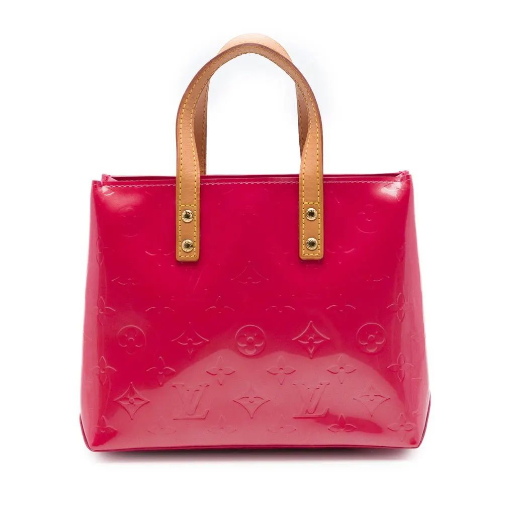 Louis Vuitton Monogram Vernis Reade PM Pink Leather Very good - Front View
