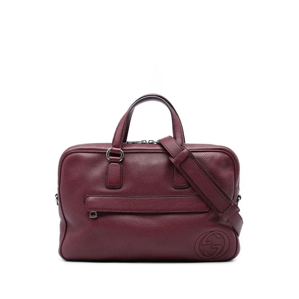 Gucci Calfskin Soho Briefcase