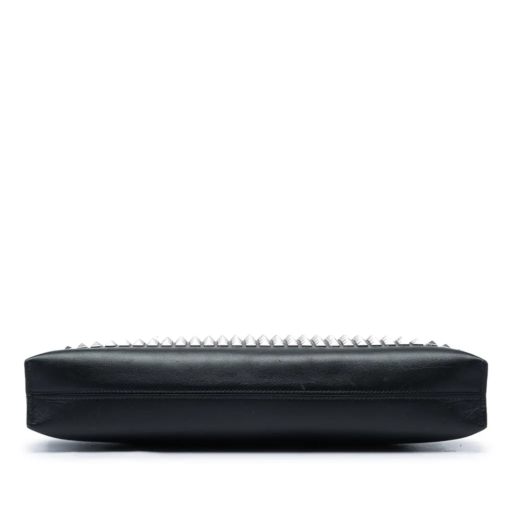 Loewe Studded Calfskin T Clutch Black Leather Good - Inside View