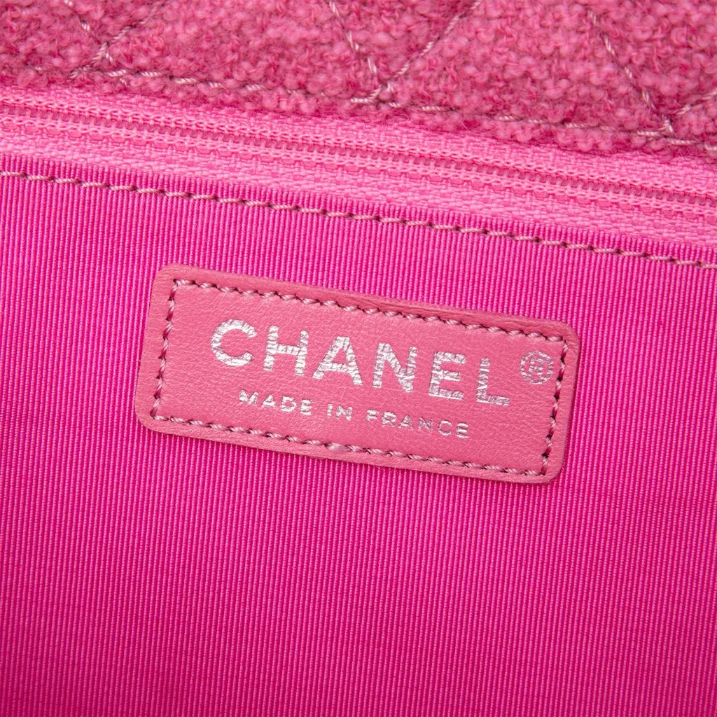 Chanel Small Quilted Tweed Reissue 2.55 Easy Messenger Flap Pink Very good - Box View