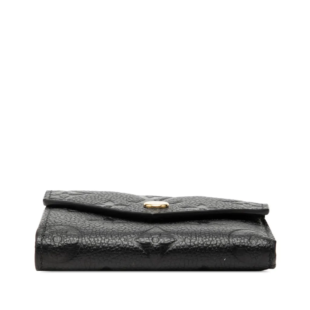 Louis Vuitton Monogram Empreinte Victorine Wallet Black Leather Very good - Inside View