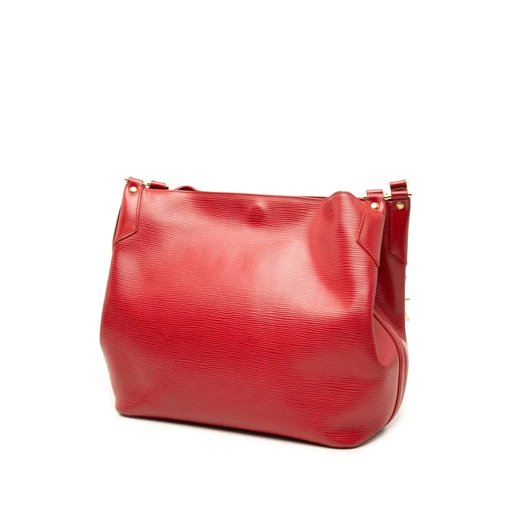 Louis Vuitton Epi Mandara MM Red Leather Good - Back View