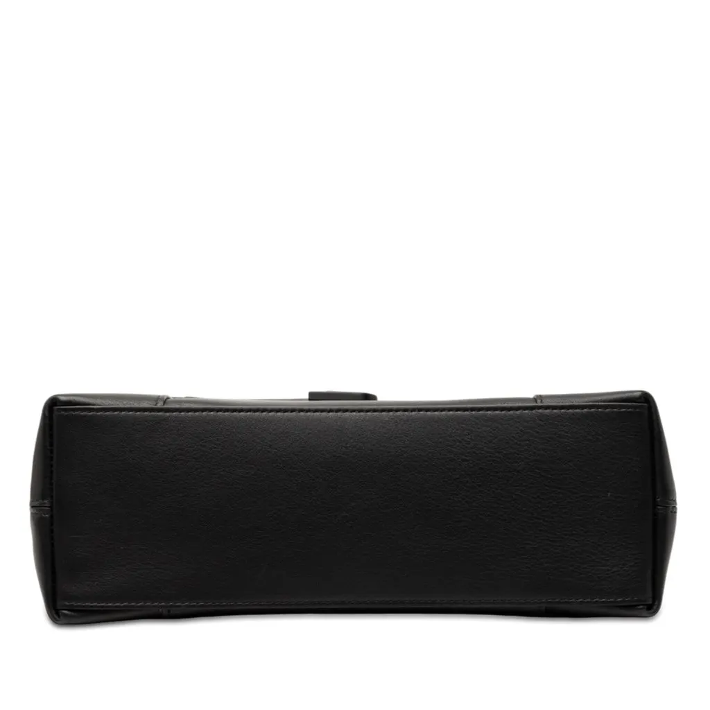 Balenciaga Small Calfskin Downtown Crossbody Black Leather Very good - Inside View