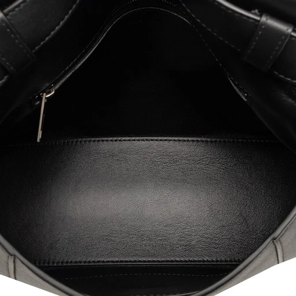 Balenciaga Small Calfskin Downtown Crossbody Black Leather Very good - Model View