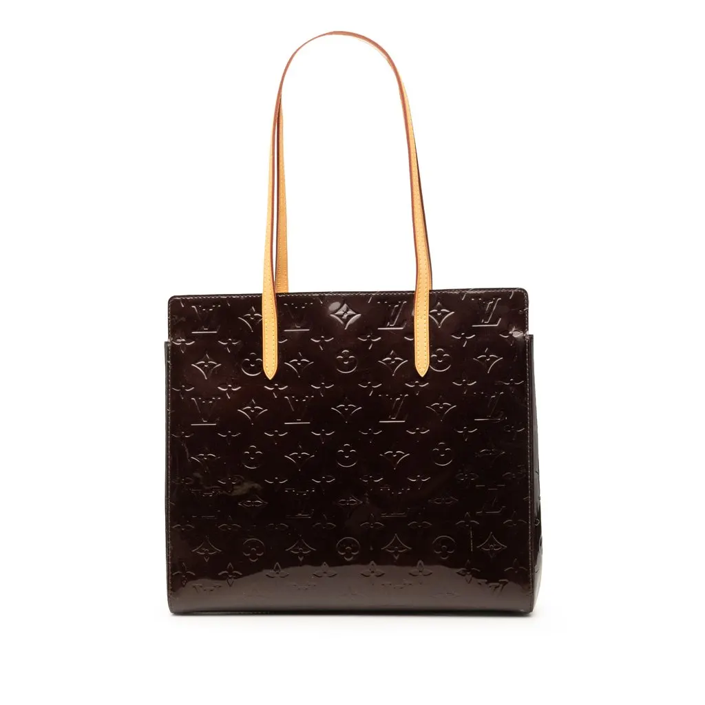 Louis Vuitton Monogram Vernis Catalina Purple Leather Very good - Front View