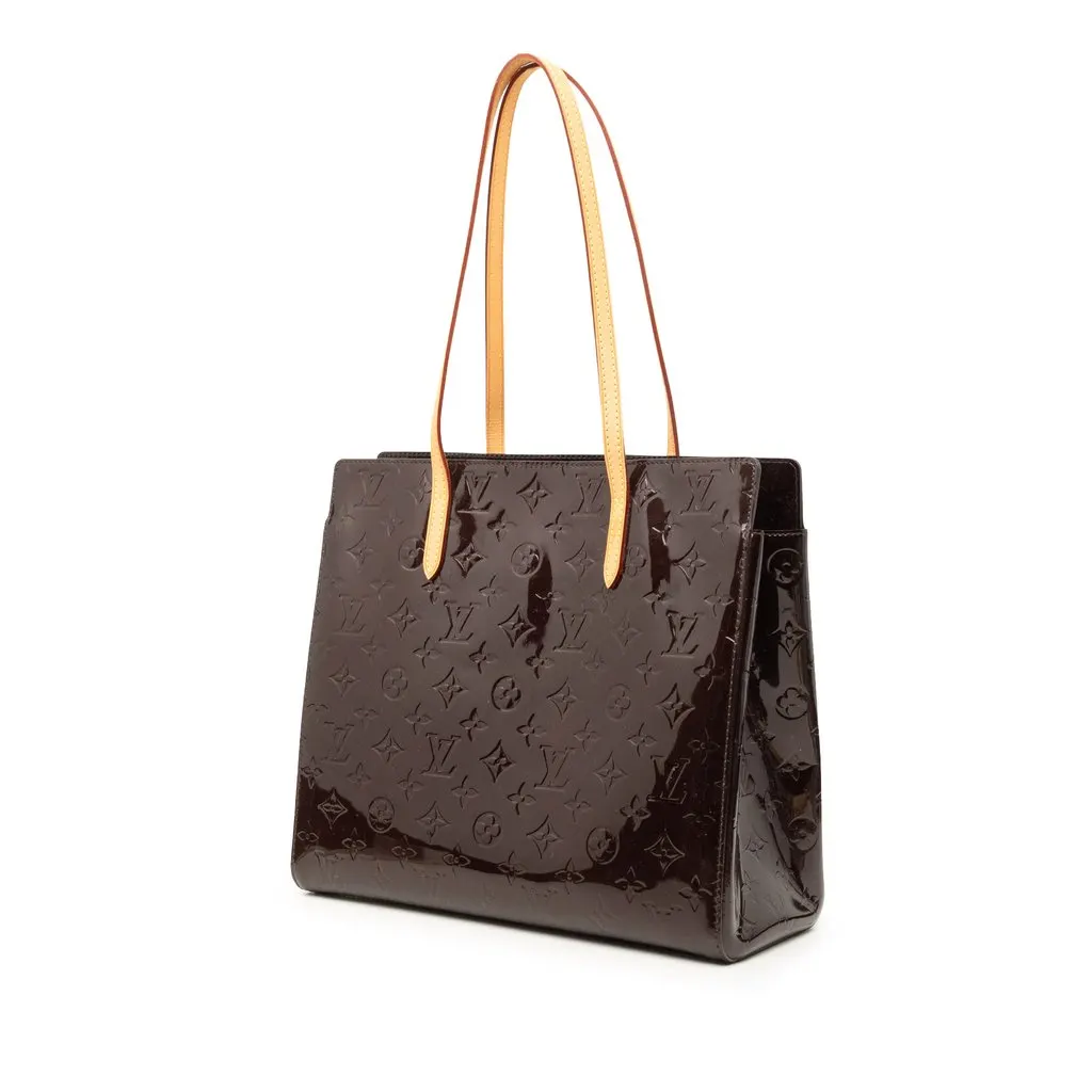 Louis Vuitton Monogram Vernis Catalina Purple Leather Very good - Back View