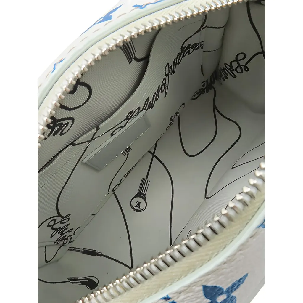 Louis Vuitton Monogram Multicolore Iridescent Mini Soft Trunk Grey Canvas Good - Model View
