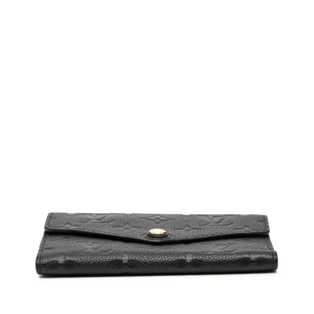 Louis Vuitton Monogram Empreinte Victorine Wallet Black Leather Very good - Inside View