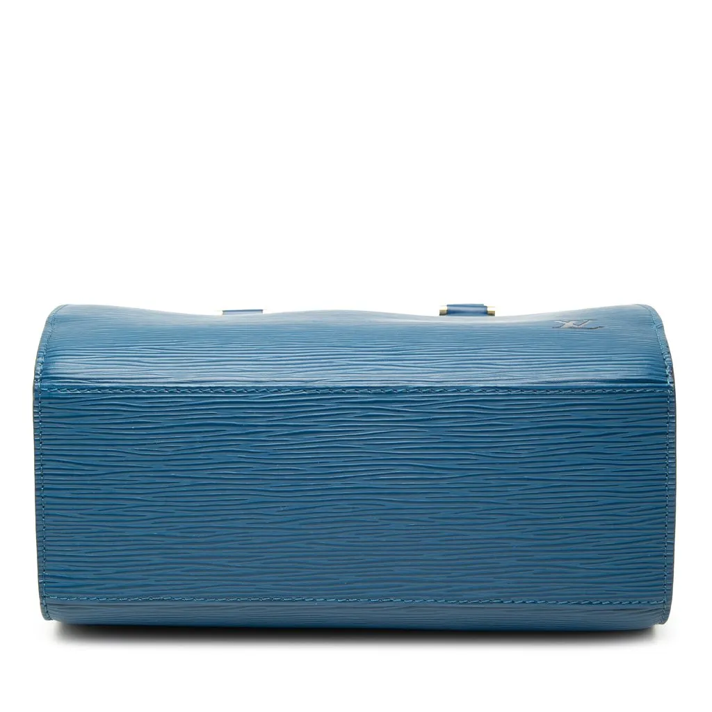 Louis Vuitton Epi Pont Neuf PM Blue Leather Very good - Inside View