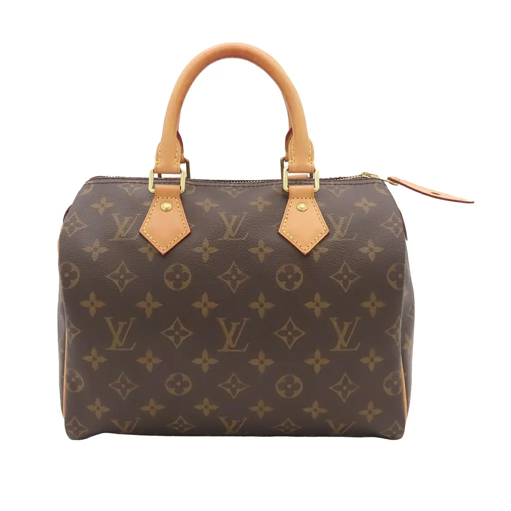 Louis Vuitton Monogram Speedy 25 Brown Very good - Front View