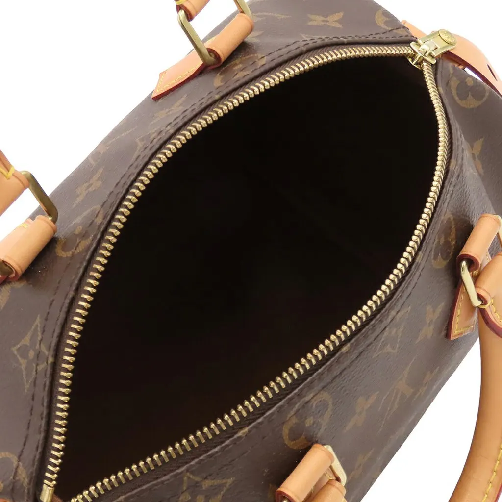 Louis Vuitton Monogram Speedy 25 Brown Very good - Model View