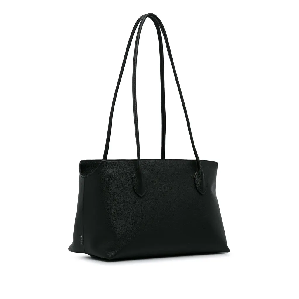 The Row Leather Terrasse Shoulder Bag Black Leather Very good - Back View