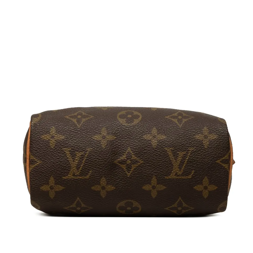 Louis Vuitton Monogram Mini Speedy HL Brown Canvas Good - Inside View