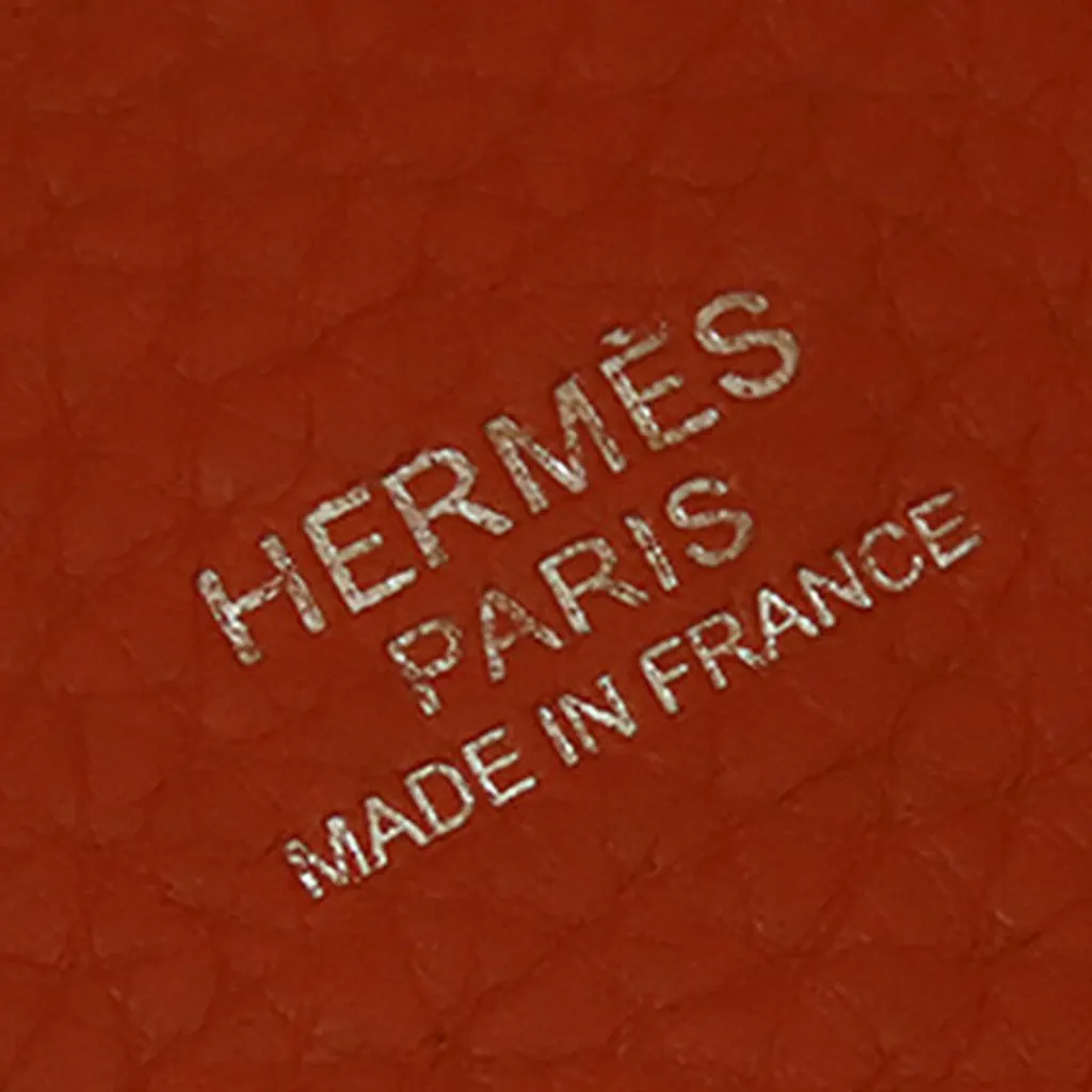 Hermès Clemence Picotin Lock 18 Orange Leather Very good - Box View