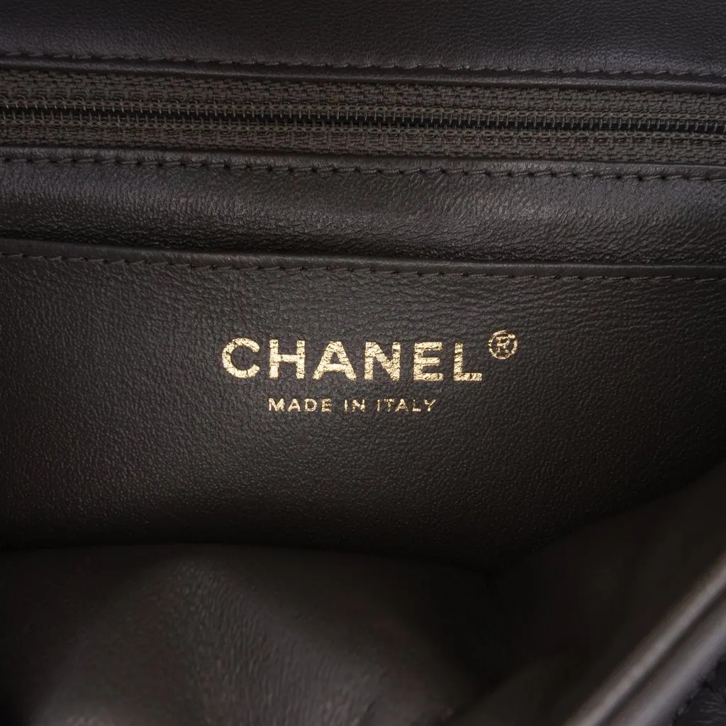 Chanel Mini Rectangular Classic Lambskin Single Flap MultiColor Leather Very good - Box View