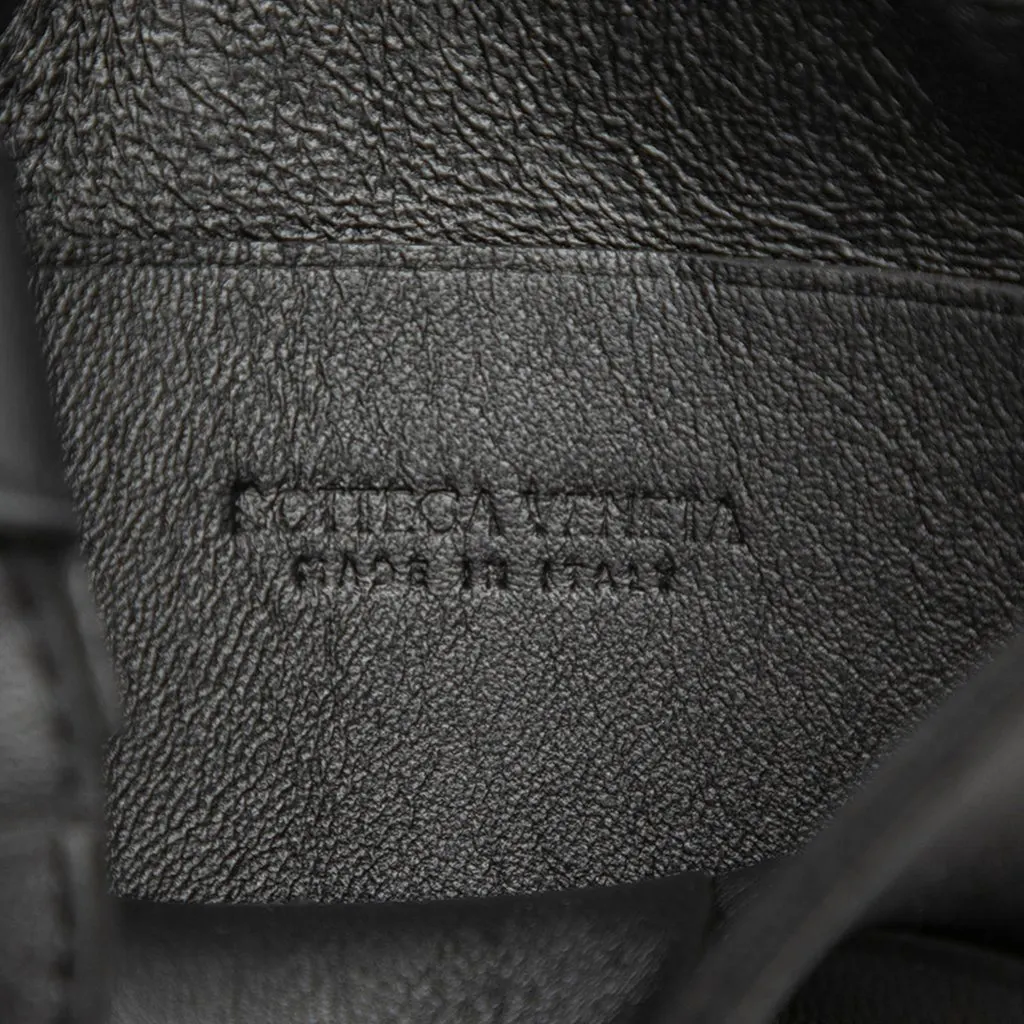 Bottega Veneta Extra Mini Nappa Maxi Intrecciato Cassette Crossbody Black Leather Very good - Box View