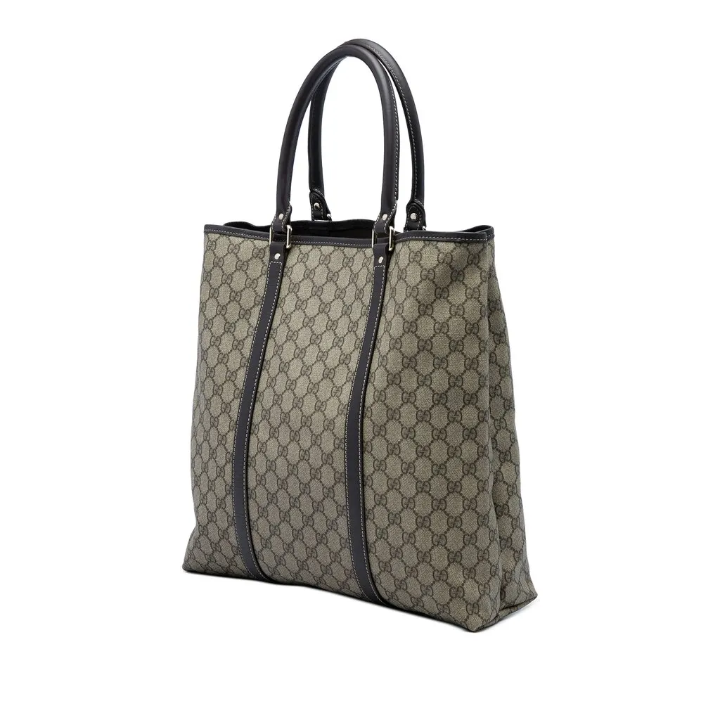 Gucci GG Supreme Joy Vertical Tote Beige Very good - Back View