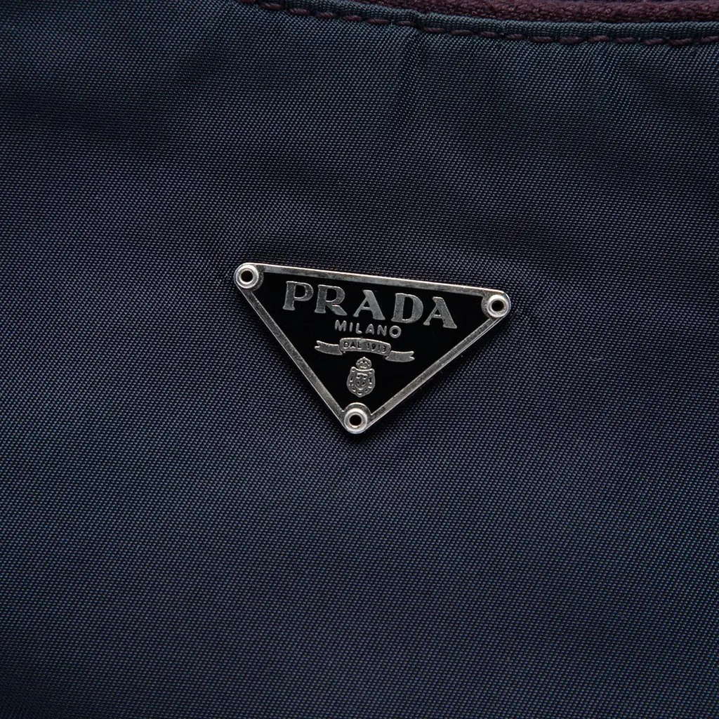 Prada Mini Tessuto Sport Shoulder Bag Purple Very good - Box View