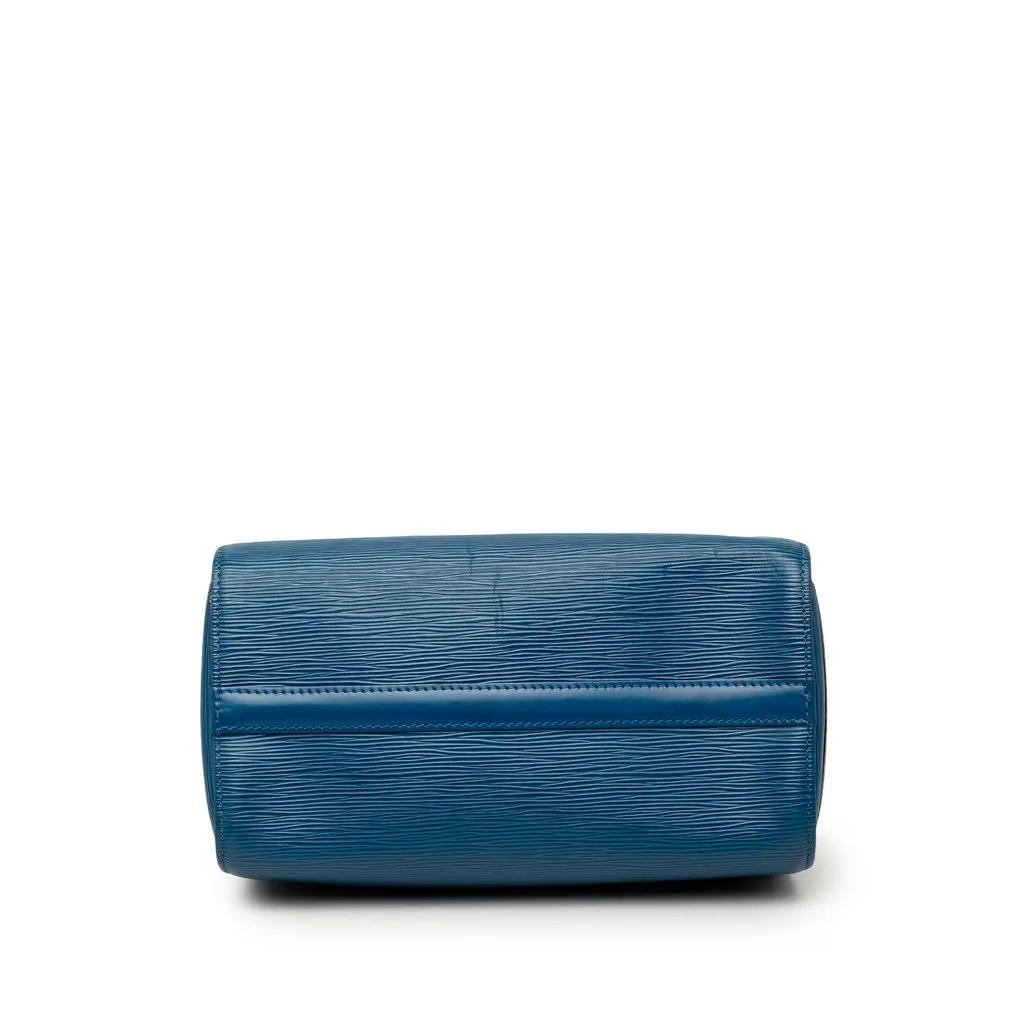 Louis Vuitton Epi Speedy 25 Blue Leather Very good - Inside View