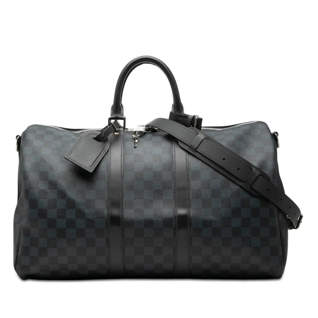 Louis Vuitton Damier Graphite Keepall Bandouliere 45 Black Very good - Front View