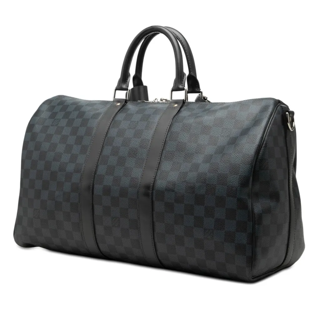 Louis Vuitton Damier Graphite Keepall Bandouliere 45 Black Very good - Back View