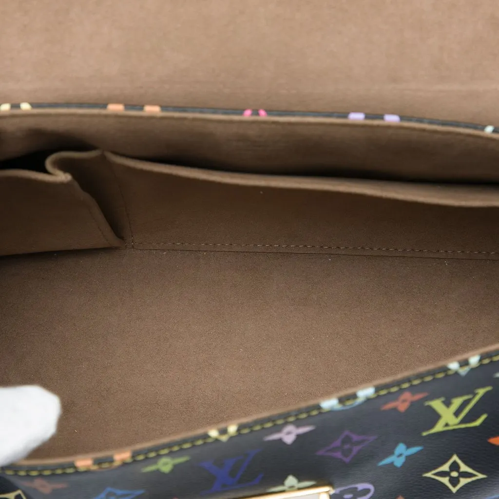 Louis Vuitton Monogram Multicolore Beverly MM Black Very good - Model View