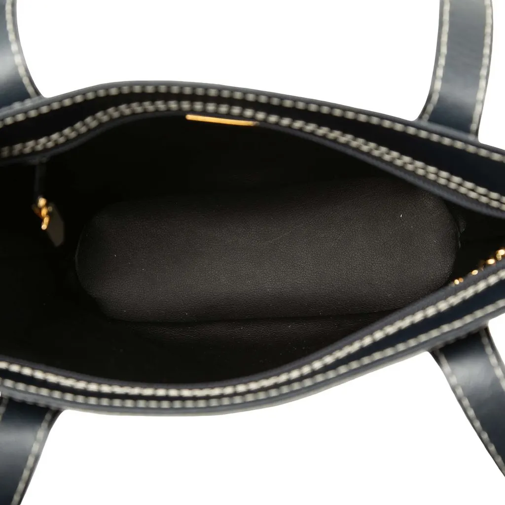 Saint Laurent Leather Y Cut Out Shoulder Bag Black Leather Good - Model View