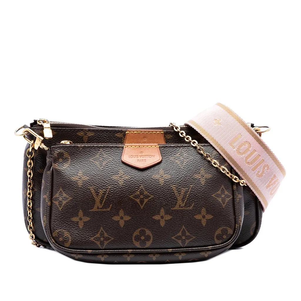 Louis Vuitton Monogram Multi Pochette Accessoires Brown Very good - Front View