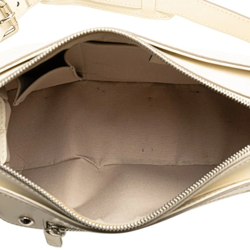 Louis Vuitton Epi Turenne PM White Leather Good - Model View