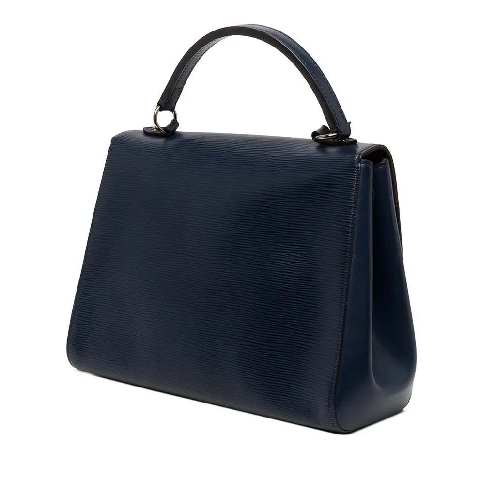 Louis Vuitton Epi Cluny MM Blue Leather Very good - Back View