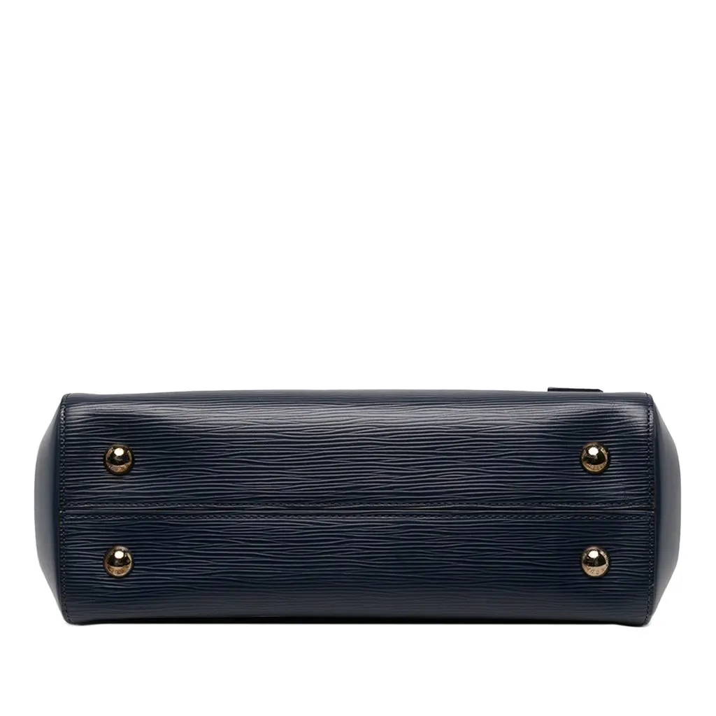 Louis Vuitton Epi Cluny MM Blue Leather Very good - Inside View