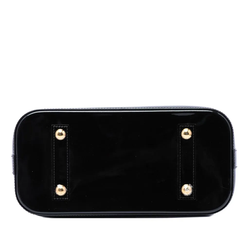 Louis Vuitton Monogram Vernis Stickers Alma MM Beige Leather Very good - Inside View