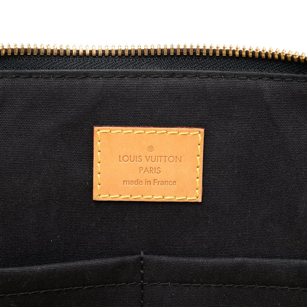 Louis Vuitton Monogram Vernis Stickers Alma MM Beige Leather Very good - Box View