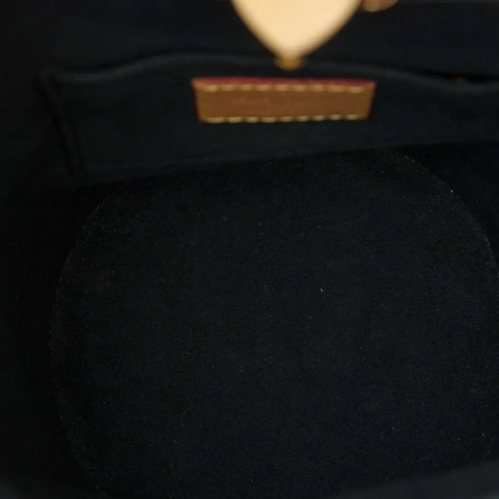 Louis Vuitton Monogram Duffle Bucket Bag Brown Good - Model View