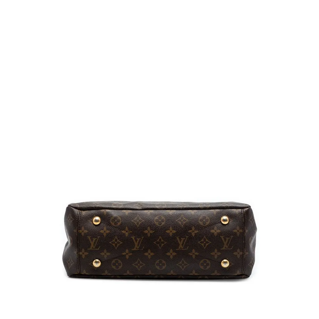 Louis Vuitton Monogram Pallas MM Brown Very good - Inside View