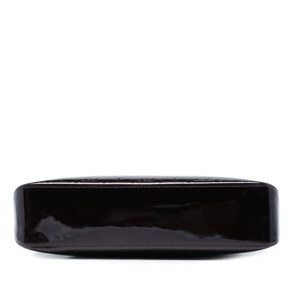 Louis Vuitton Monogram Vernis Brentwood Purple Leather Good - Inside View