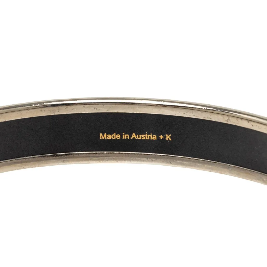 Hermès Narrow Caleche Enamel Bangle 70 Orange Very good - Box View