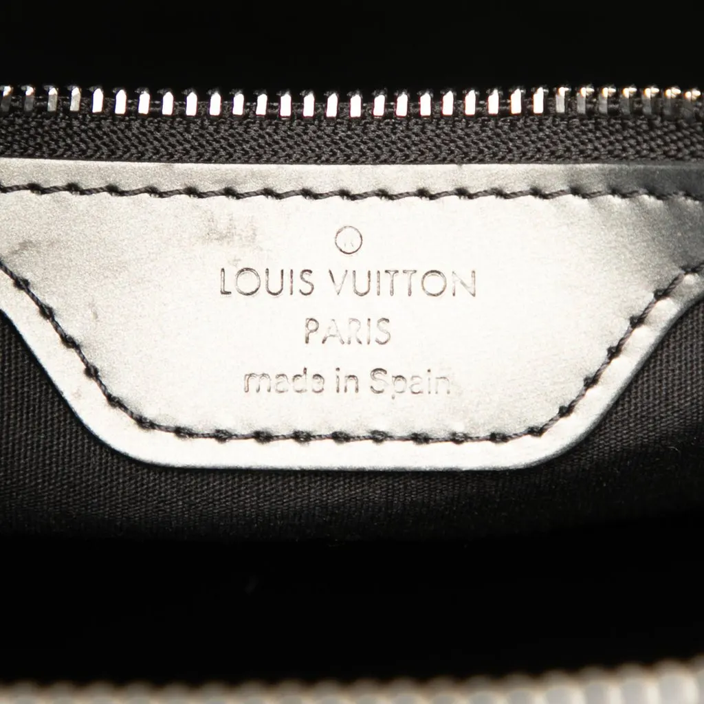 Louis Vuitton Monogram Mat Stockton Black Leather Very good - Box View