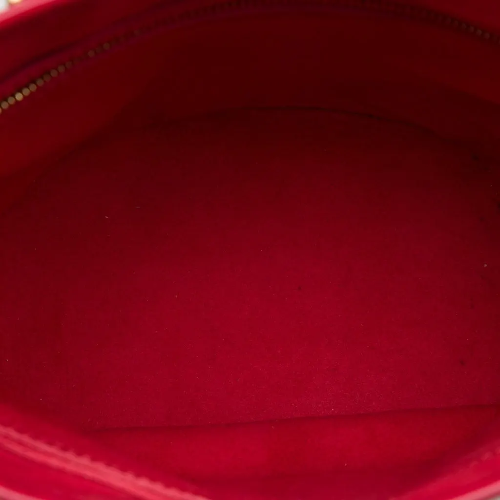 Louis Vuitton Epi Bucket PM Red Leather Very good - Model View