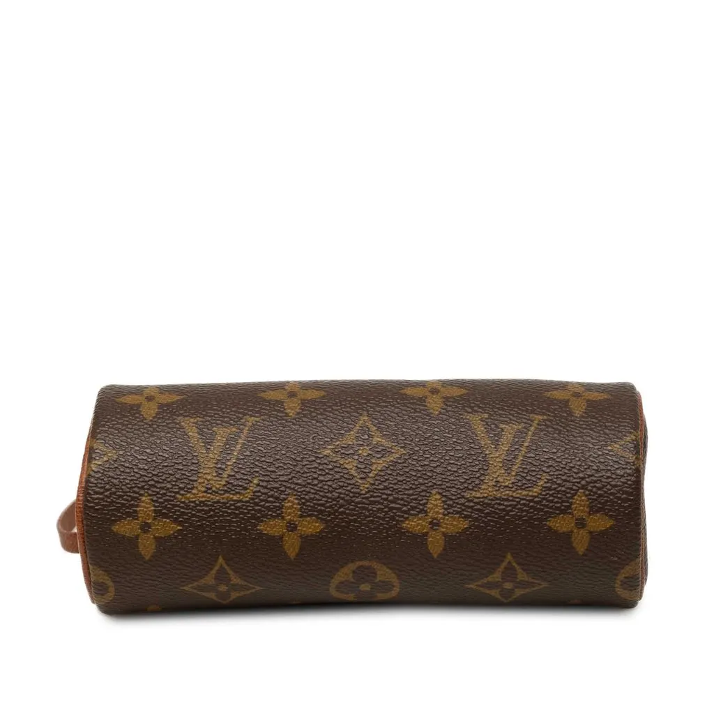 Louis Vuitton Monogram Papillon Pochette Brown Canvas Good - Inside View
