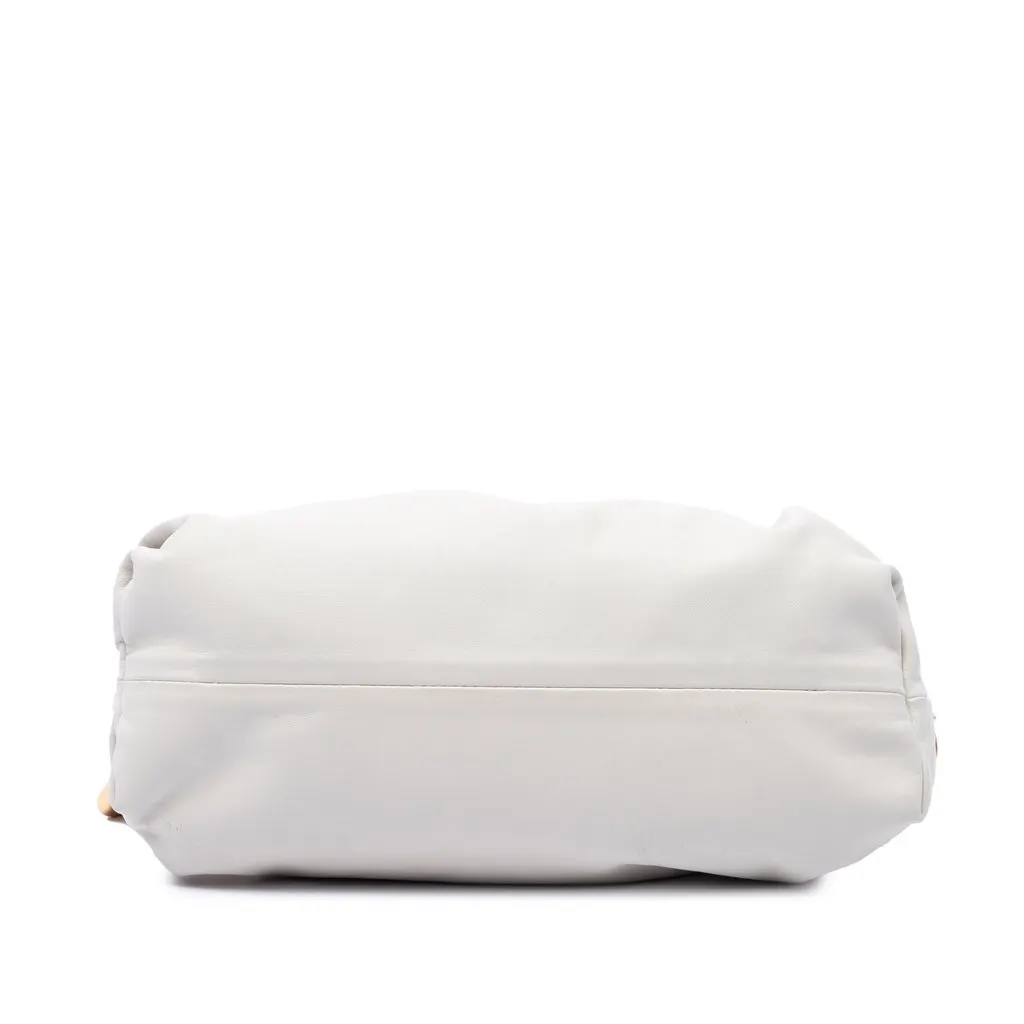Bottega Veneta Lambskin Chain Pouch White Leather Very good - Inside View