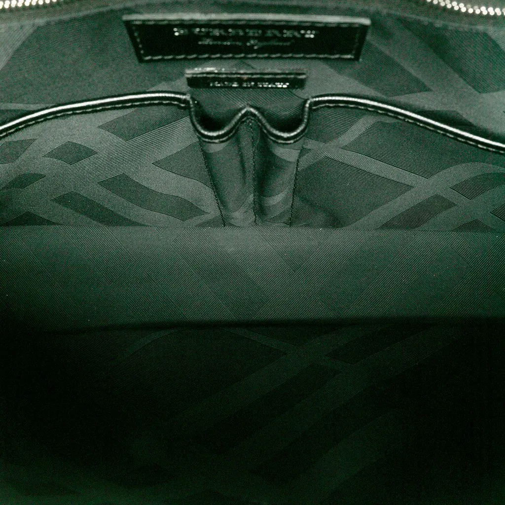 Burberry Small Leather Hambleton Briefcase Black Leather Good - Model View