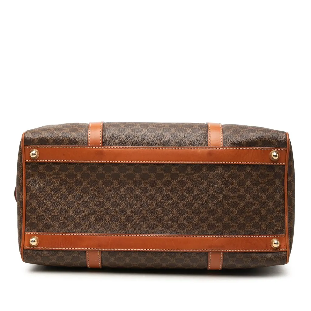 Celine Macadam Coated Canvas Boston Bag Brown Canvas Very good - Inside View