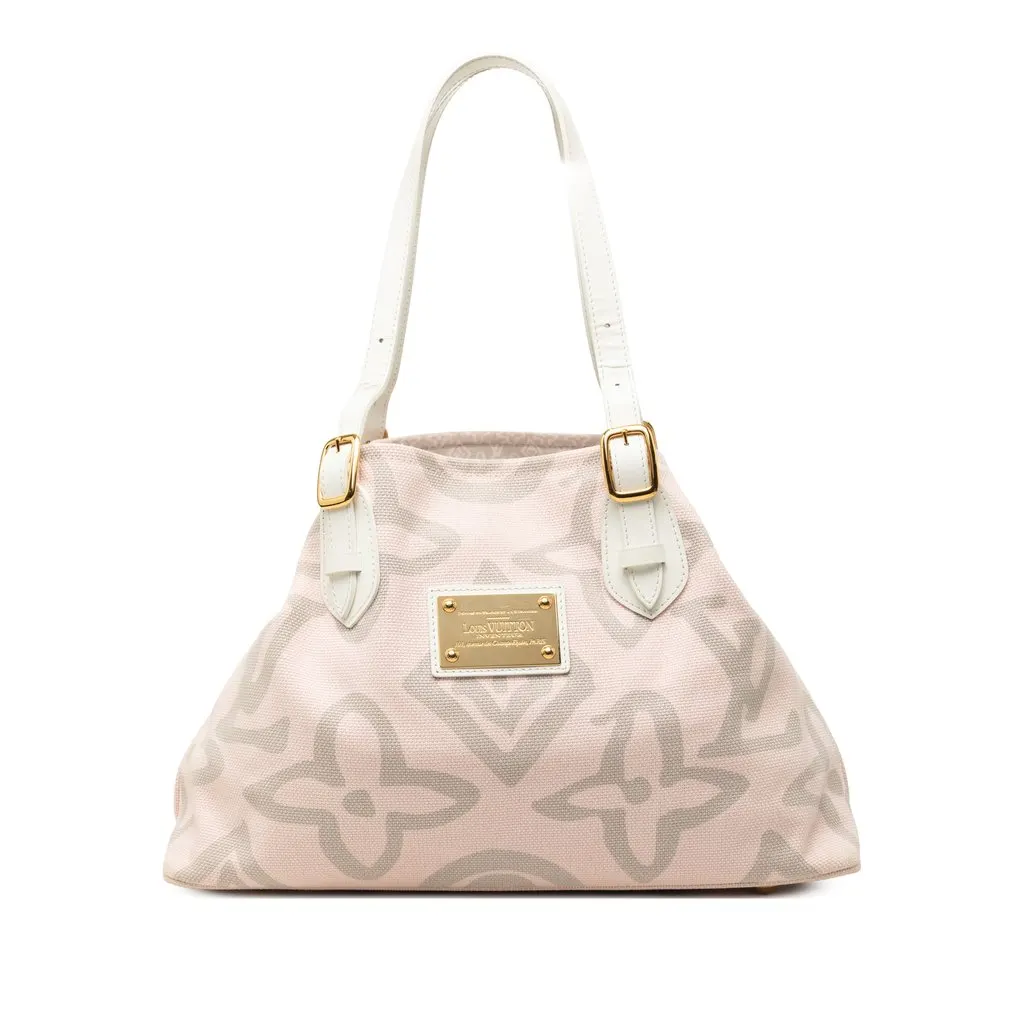 Louis Vuitton Monogram Tahitienne Cabas PM Pink Very good - Front View