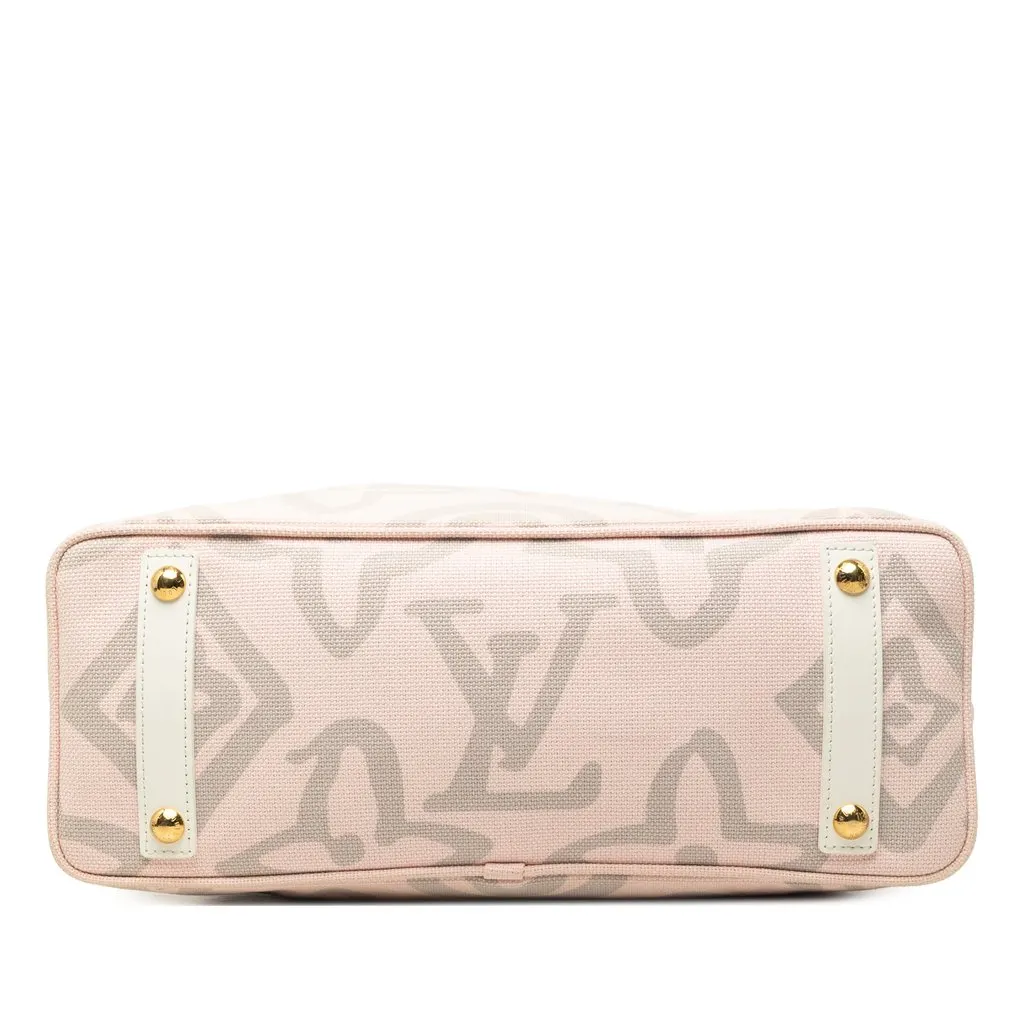 Louis Vuitton Monogram Tahitienne Cabas PM Pink Very good - Inside View
