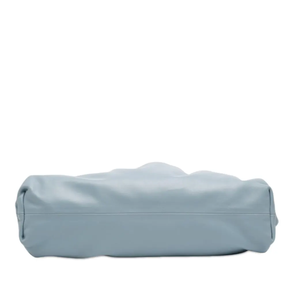Bottega Veneta Lambskin The Pouch Blue Leather Very good - Inside View