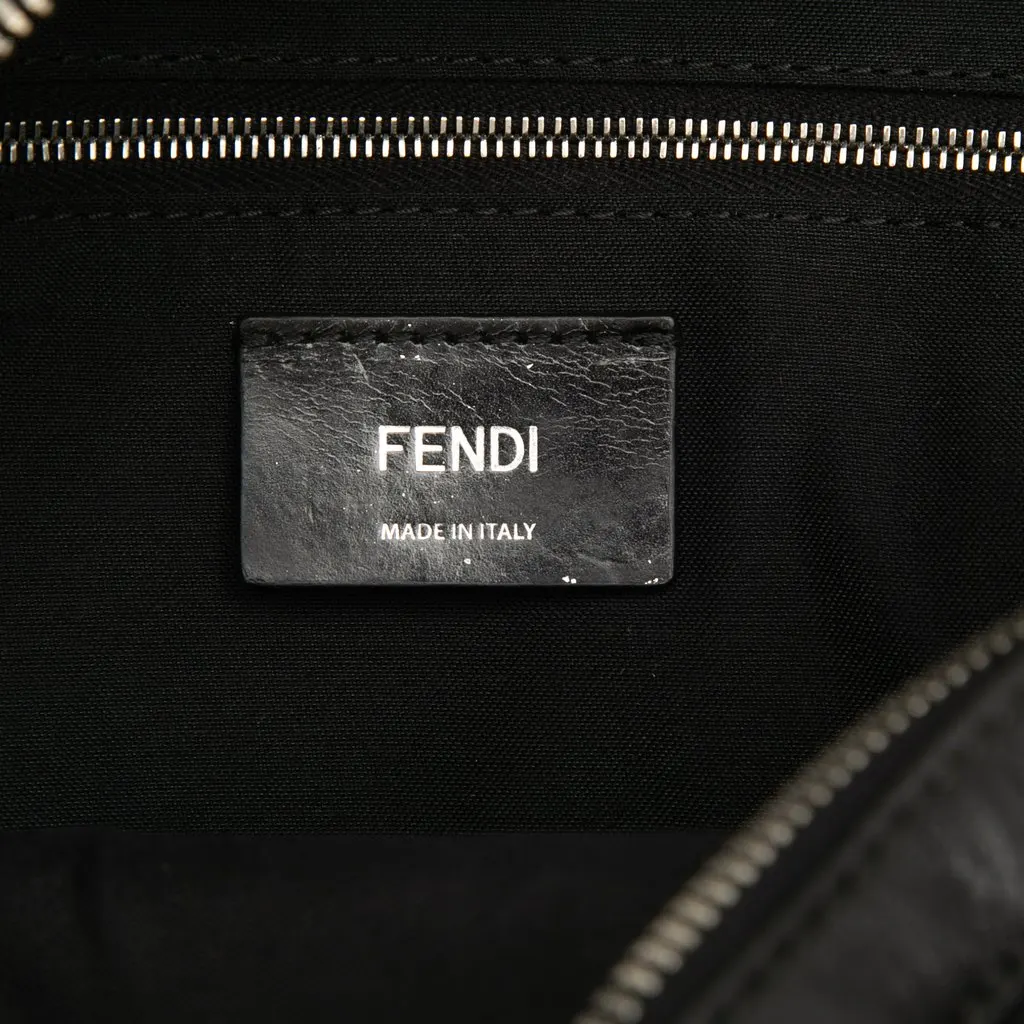 Fendi Mini Calfskin By The Way Backpack Black Leather Very good - Box View