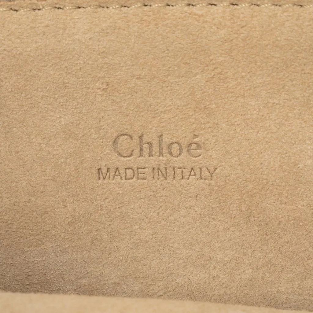 Chloé Medium Calfskin and Suede Faye Crossbody Brown Leather Very good - Box View