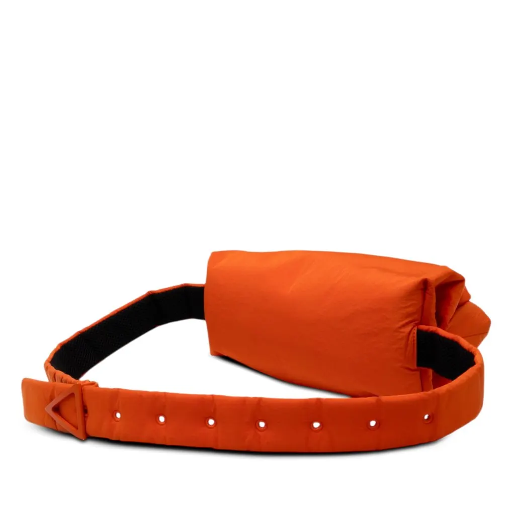 Bottega Veneta Nylon The Body Pouch Belt Bag Orange Polyamide Very good - Back View