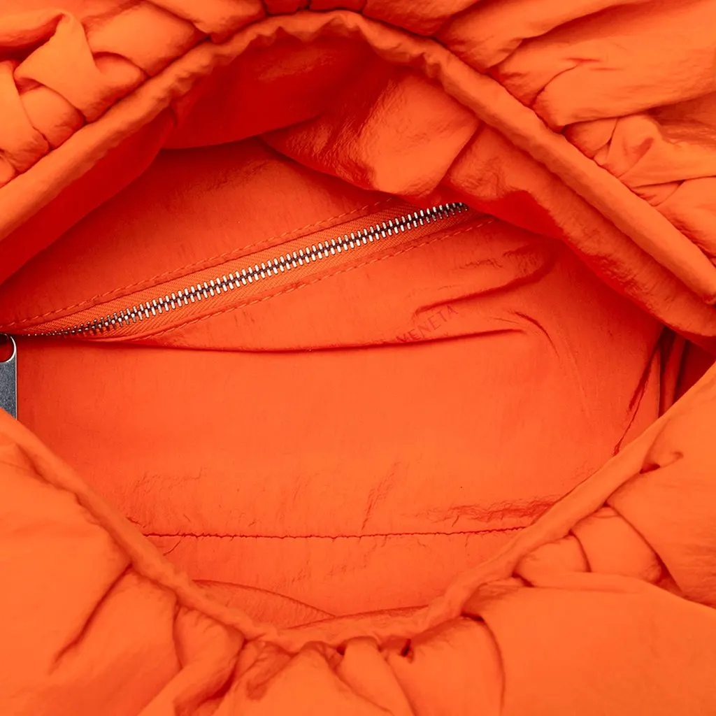 Bottega Veneta Nylon The Body Pouch Belt Bag Orange Polyamide Very good - Model View